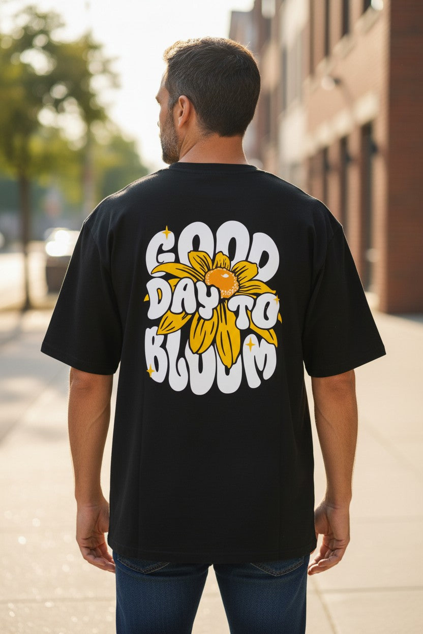 Good Day to Bloom Oversized Tee – Kairo Streetwear